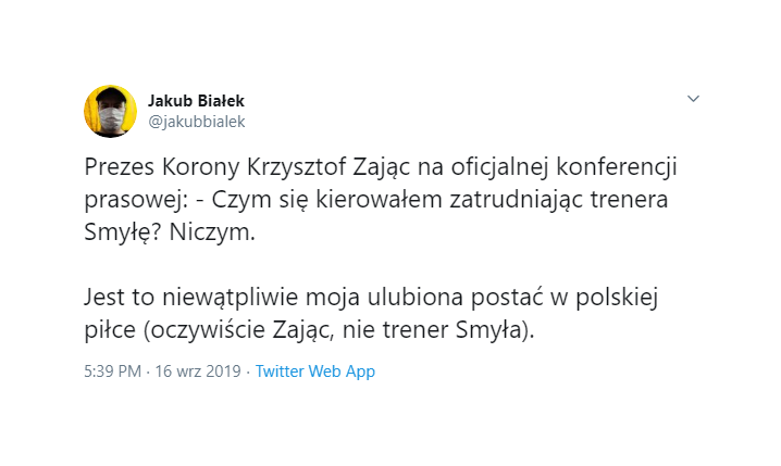 Tym prezes Korony KIEROWAŁ SIĘ zatrudniając nowego trenera xD